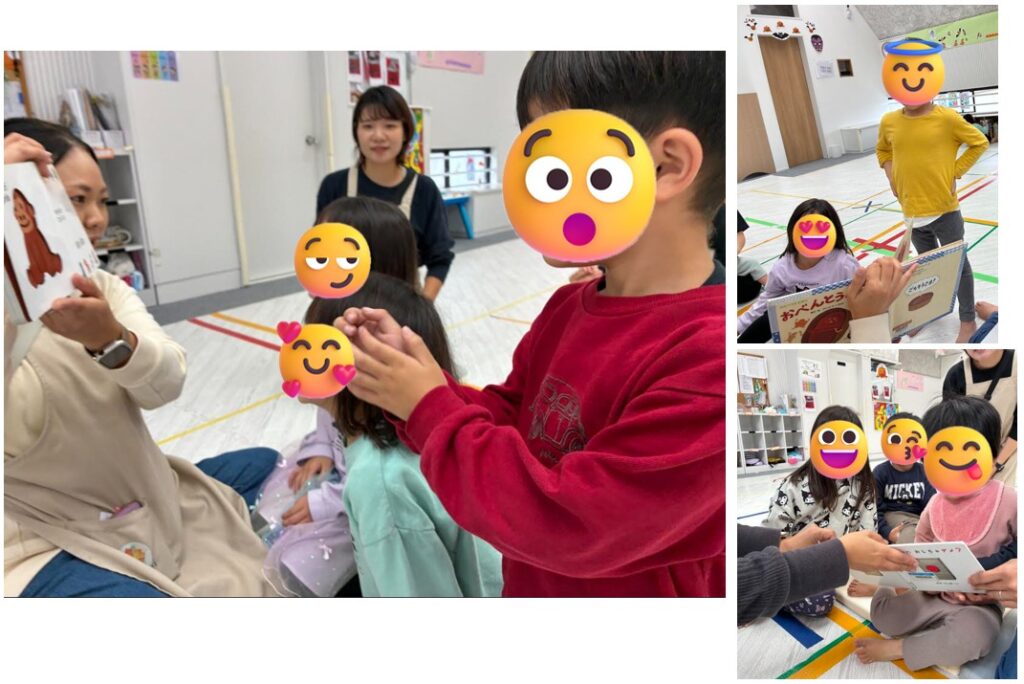 絵本🖼️の読み聞かせ😉