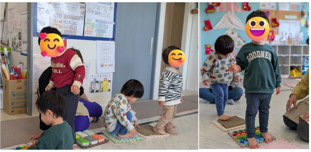 感覚刺激👣や友達刺激🤝😚