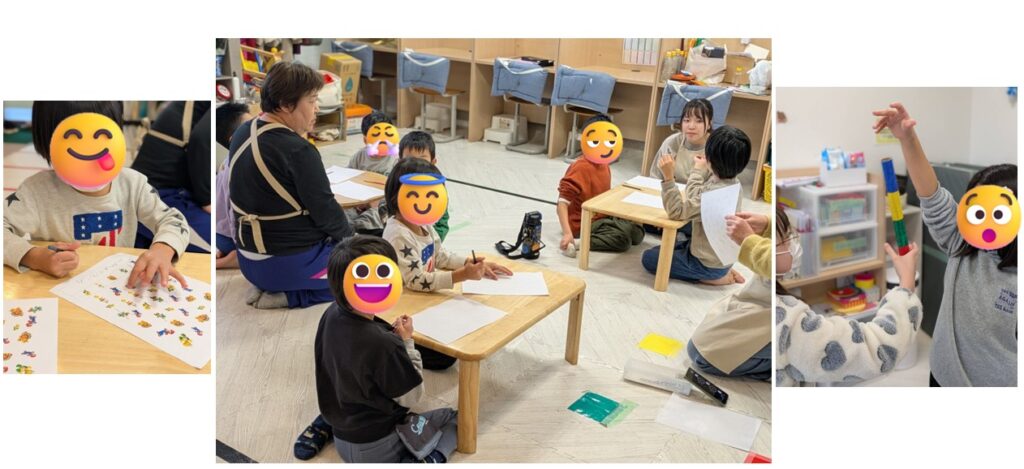 ビジョントレーニング👀と個別活動✏