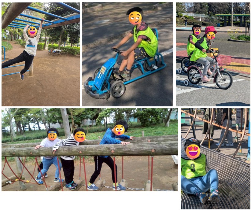 交通公園で楽しく学び🚲 公園で駆け回る～🏃
