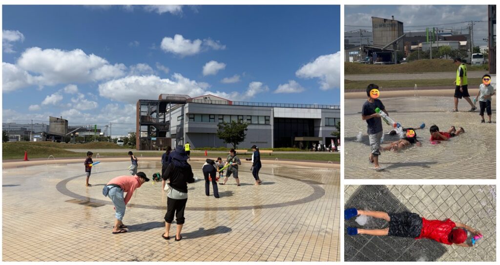 ふなばし三番瀬海浜公園へ水遊び～⛲🔫